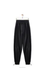 Loewe Women Elasticated trousers in nappa 206XF1109 Black - Image 5