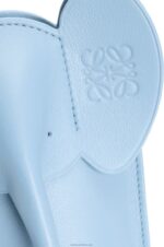 Loewe Women Elephant Pocket in classic calfskin 206XF580 Dusty Blue - Image 4