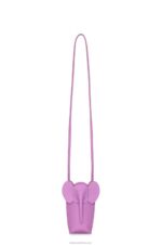 Loewe Women Elephant Pocket in classic calfskin 206XF581 Rockrose - Image 4