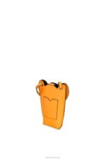 Loewe Women Elephant Pocket in classic calfskin 206XF616 Mandarin - Image 3