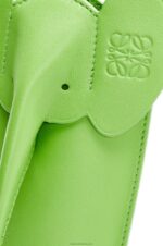 Loewe Women Elephant Pocket in classic calfskin 206XF625 Pea Green Glaze - Image 5