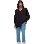 Loewe Women Fisherman jeans in denim 206XF1195 Blue Denim