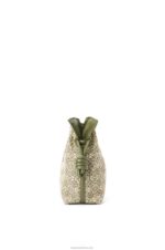 Loewe Women Flamenco clutch in Anagram jacquard and calfskin 206XF607 Green/Avocado Green - Image 4