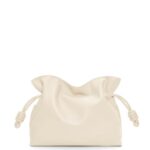 Loewe Women Flamenco clutch in nappa calfskin 206XF355 Angora