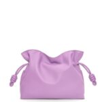 Loewe Women Flamenco clutch in nappa calfskin 206XF357 Guimauve