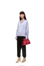 Loewe Women Flamenco clutch in nappa calfskin 206XF412 Red - Image 2