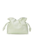 Loewe Women Flamenco clutch in nappa calfskin 206XF426 Light Celadon