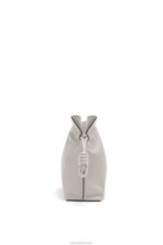 Loewe Women Flamenco clutch in nappa calfskin 206XF427 Ghost - Image 3
