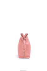 Loewe Women Flamenco clutch in nappa calfskin 206XF447 Peach Bloom - Image 3