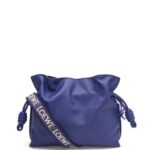 Loewe Women Flamenco clutch in nappa calfskin 206XF529 Deep Purple Glaze