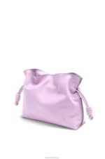 Loewe Women Flamenco clutch in nappa calfskin 206XF628 Bloom Orchid - Image 2