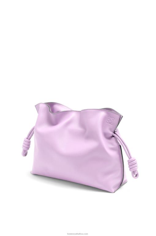 Loewe Women Flamenco clutch in nappa calfskin 206XF628 Bloom Orchid - Image 2