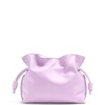 Loewe Women Flamenco clutch in nappa calfskin 206XF628 Bloom Orchid