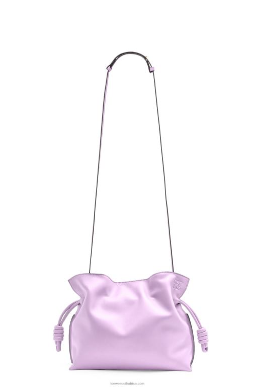 Loewe Women Flamenco clutch in nappa calfskin 206XF628 Bloom Orchid - Image 5