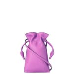 Loewe Women Flamenco Pocket in nappa calfskin 206XF295 Bright Purple