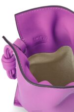 Loewe Women Flamenco Pocket in nappa calfskin 206XF295 Bright Purple - Image 7