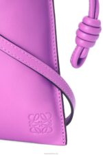 Loewe Women Flamenco Pocket in nappa calfskin 206XF295 Bright Purple - Image 8