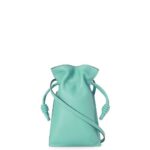 Loewe Women Flamenco Pocket in nappa calfskin 206XF296 Fresh Mint