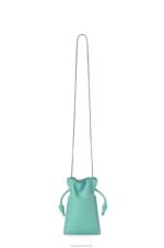 Loewe Women Flamenco Pocket in nappa calfskin 206XF296 Fresh Mint - Image 6
