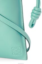 Loewe Women Flamenco Pocket in nappa calfskin 206XF296 Fresh Mint - Image 8