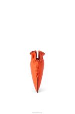 Loewe Women Flamenco Pocket in nappa calfskin 206XF599 Orange - Image 4