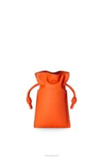 Loewe Women Flamenco Pocket in nappa calfskin 206XF599 Orange - Image 5