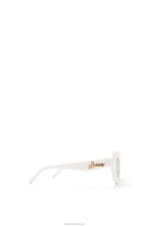 Loewe Women Flower sunglasses in injected nylon 206XF1460 Ivory - Image 4