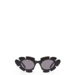Loewe Women Flower sunglasses in injected nylon 206XF1464 Black