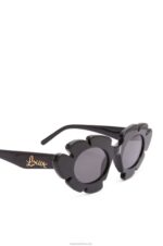 Loewe Women Flower sunglasses in injected nylon 206XF1464 Black - Image 5
