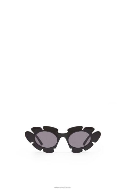 Loewe Women Flower sunglasses in injected nylon 206XF1464 Black