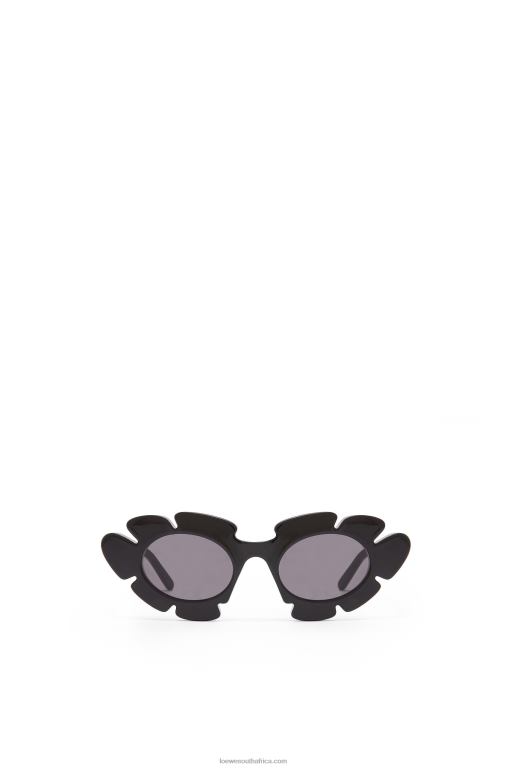 loewe_women_flower_sunglasses_in_injected_nylon_206xf1464_black.jpg Loewe Women Flower sunglasses in injected nylon 206XF1464 Black - Image 1