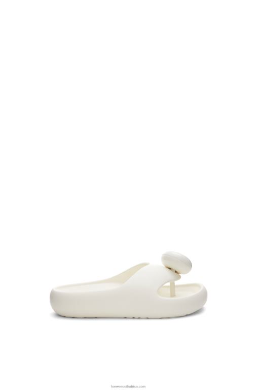 loewe_women_foam_slide_206xf717_white.jpg Loewe Women Foam Slide 206XF717 White - Image 1