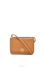 Loewe Women Goya bag in silk calfskin 206XF300 Warm Desert