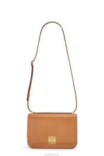 Loewe Women Goya bag in silk calfskin 206XF300 Warm Desert - Image 5