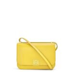 Loewe Women Goya bag in silk calfskin 206XF302 Yellow