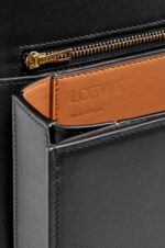 Loewe Women Goya bag in silk calfskin 206XF306 Black - Image 11