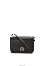 Loewe Women Goya bag in silk calfskin 206XF306 Black