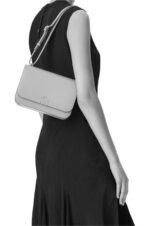 Loewe Women Goya bag in silk calfskin 206XF306 Black - Image 5