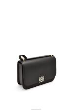 Loewe Women Goya bag in silk calfskin 206XF306 Black - Image 6