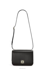 Loewe Women Goya bag in silk calfskin 206XF306 Black - Image 8