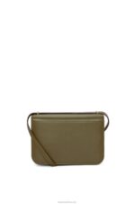 Loewe Women Goya bag in silk calfskin 206XF374 Dark Khaki Green - Image 3