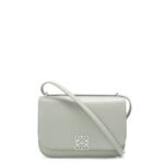 Loewe Women Goya bag in silk calfskin 206XF507 Ash Grey