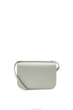 Loewe Women Goya bag in silk calfskin 206XF507 Ash Grey - Image 4