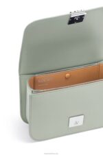 Loewe Women Goya bag in silk calfskin 206XF507 Ash Grey - Image 7