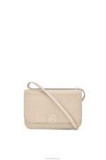 Loewe Women Goya bag in silk calfskin 206XF546 Light Ghost