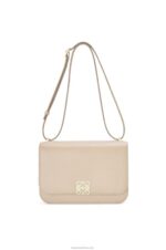 Loewe Women Goya bag in silk calfskin 206XF546 Light Ghost - Image 6