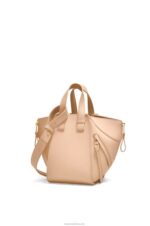 Loewe Women Hammock compact bag in satin calfskin 206XF432 Nude - Image 2