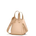 Loewe Women Hammock compact bag in satin calfskin 206XF432 Nude