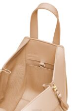 Loewe Women Hammock compact bag in satin calfskin 206XF432 Nude - Image 6