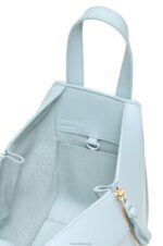Loewe Women Hammock compact bag in satin calfskin 206XF460 Aquamarine - Image 7